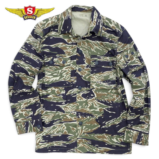 中田商店　タイガーストライプ　ジャケットのみ SESSLER（セスラー）Vietnam Tiger Stripe Jacket 3 Pocket Blue Tiger