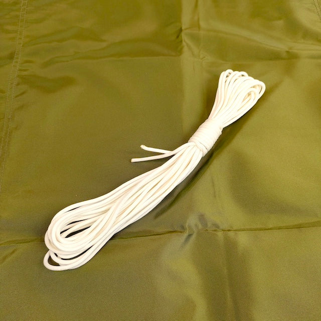 【店頭販売のみ】US(米軍放出品)中古パラコード White 10m