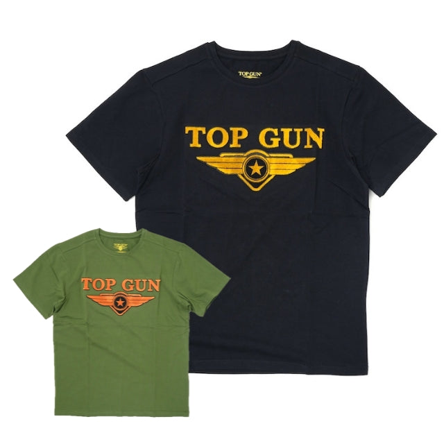 Military Style（ミリタリースタイル）TOP GUN TEE LOGO [2色