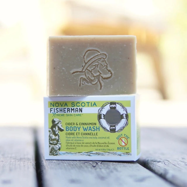 NOVA SCOTIA FISHERMAN(ノバスコシアフィッシャーマン)Body Wash Bar サイダー&シナモンソープ 【レターパックプラス対応】