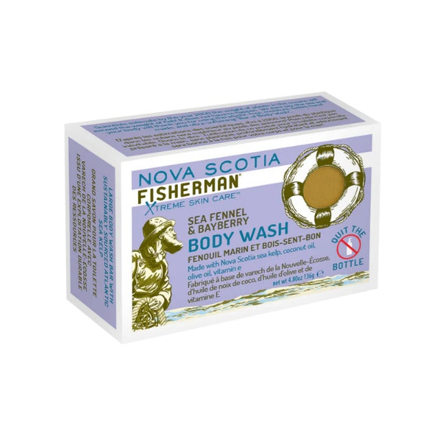 NOVA SCOTIA FISHERMAN(ノバスコシアフィッシャーマン)Body Wash Bar シーフェネル&ベイベリーソープ 【レターパックプラス対応】