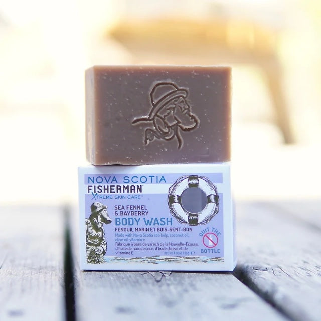 NOVA SCOTIA FISHERMAN(ノバスコシアフィッシャーマン)Body Wash Bar シーフェネル&ベイベリーソープ 【レターパックプラス対応】