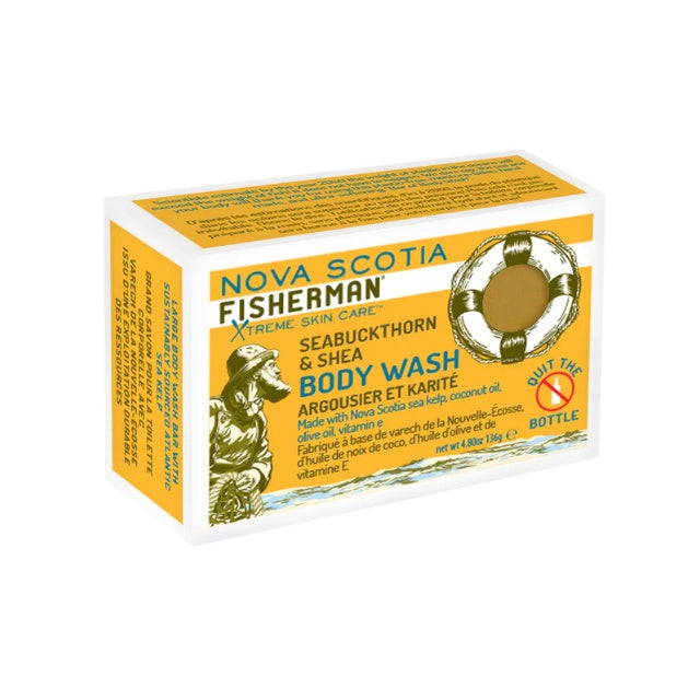 NOVA SCOTIA FISHERMAN(ノバスコシアフィッシャーマン)Body Wash Bar シーバックソーン&シアバターソープ 【レターパックプラス対応】