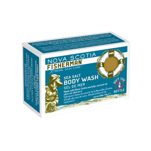 NOVA SCOTIA FISHERMAN(ノバスコシアフィッシャーマン)Body Wash Bar シーソルトソープ 【レターパックプラス対応】