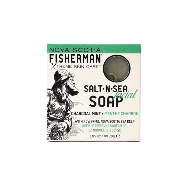 NOVA SCOTIA FISHERMAN(ノバスコシアフィッシャーマン)Facial Soap - フェイスソープ チャコールミント 【レターパックプラス対応】