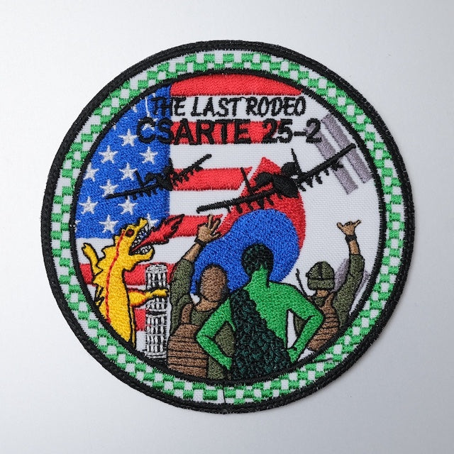 Military Patch(ミリタリーパッチ)THE LAST RODEO CSRTE 25-2【レターパックプラス対応】【レターパックライト対応】