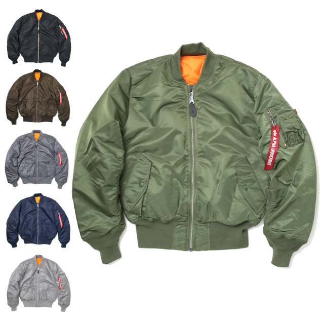 ALPHA INDUSTRIES(アルファ インダストリーズ) MA-1 FLIGHT JACKET ALPHA INDUSTRIES(アルファ インダストリーズ) MA-1 FLIGHT JACKET