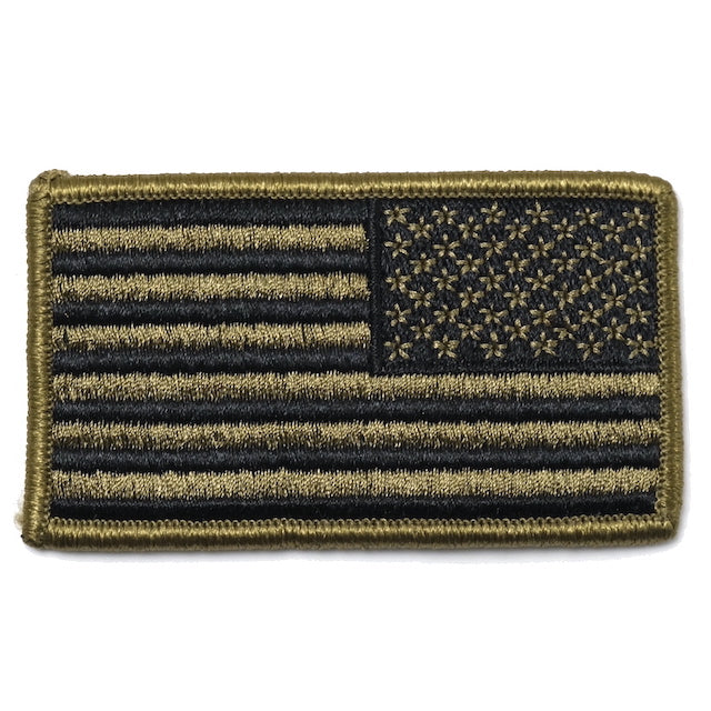 Military Patch（ミリタリーパッチ）米軍放出品 US フラッグ リバース