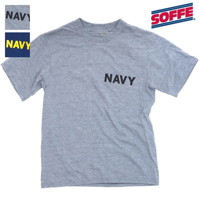 SOFFE（ソフィー）NAVY ロゴ Short Sleeve Tee [D0007515][2色