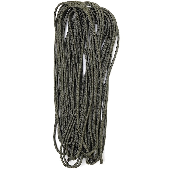 Military 550 Paracord Type 3 OD [50ft 15m] [550 Paracord Type III