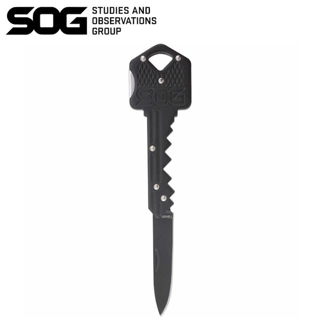 SOG（ソグ）KEY KNIFE BLACK キーナイフ【レターパックプラス対応】【レターパックライト対応】 – キャプテントム