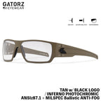 GATORZ（ゲイターズ）SPECTER スペクター ANSI Z87.1+ MILSPEC BALLISTIC CERAKOTE TAN Inferno W/ ANTI-FOG 調光レンズ タン [GZ-08-305]