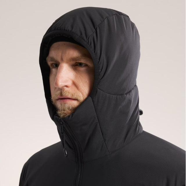 最終値下げ❗️ARC'TERYX Leaf ブラック ダウン XS ワッペン付き❗️ ARC'TERYX LEAF（アークテリクス リーフ）Atom Hoody LT（Gen2.1