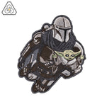 PROMETHEUS DESIGN WERX (プロメテウスデザインワークス)  PDW Mando and Grogu Morale Patch [フック付き]【レターパックプラス対応】【レターパックライト対応】