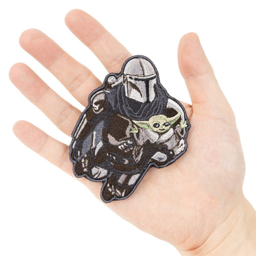 PROMETHEUS DESIGN WERX (プロメテウスデザインワークス)  PDW Mando and Grogu Morale Patch [フック付き]【レターパックプラス対応】【レターパックライト対応】