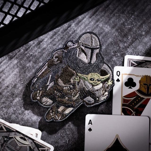 PROMETHEUS DESIGN WERX (プロメテウスデザインワークス)  PDW Mando and Grogu Morale Patch [フック付き]【レターパックプラス対応】【レターパックライト対応】