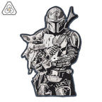 PROMETHEUS DESIGN WERX (プロメテウスデザインワークス)  PDW Mando and Grogu v2 Morale Patch [フック付き]【レターパックプラス対応】【レターパックライト対応】
