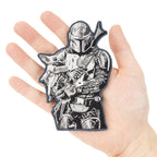 PROMETHEUS DESIGN WERX (プロメテウスデザインワークス)  PDW Mando and Grogu v2 Morale Patch [フック付き]【レターパックプラス対応】【レターパックライト対応】