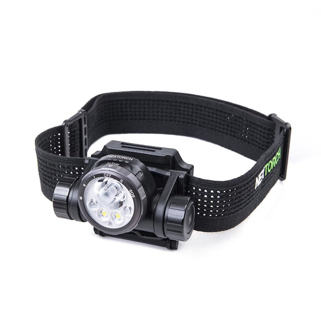 NEXTORCH（ネクストーチ）hiStar Headlamp With Helmet Mount [白/赤 LED デュアル NVGマウント対応ヘッドランプ][2300ルーメン]