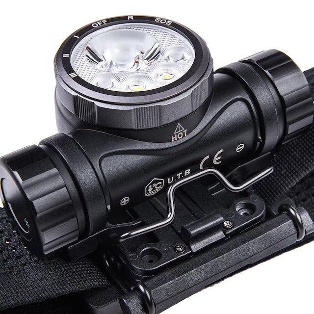 NEXTORCH（ネクストーチ）hiStar Headlamp With Helmet Mount [白/赤 LED デュアル NVGマウント対応ヘッドランプ][2300ルーメン]