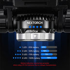 NEXTORCH（ネクストーチ）hiStar Headlamp With Helmet Mount [白/赤 LED デュアル NVGマウント対応ヘッドランプ][2300ルーメン]