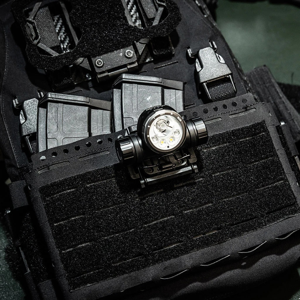 NEXTORCH（ネクストーチ）hiStar Headlamp With Helmet Mount [白/赤 LED デュアル NVGマウント対応ヘッドランプ][2300ルーメン]