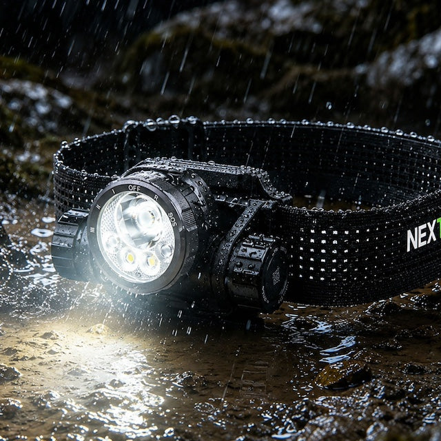 NEXTORCH（ネクストーチ）hiStar Headlamp With Helmet Mount [白/赤 LED デュアル NVGマウント対応ヘッドランプ][2300ルーメン]