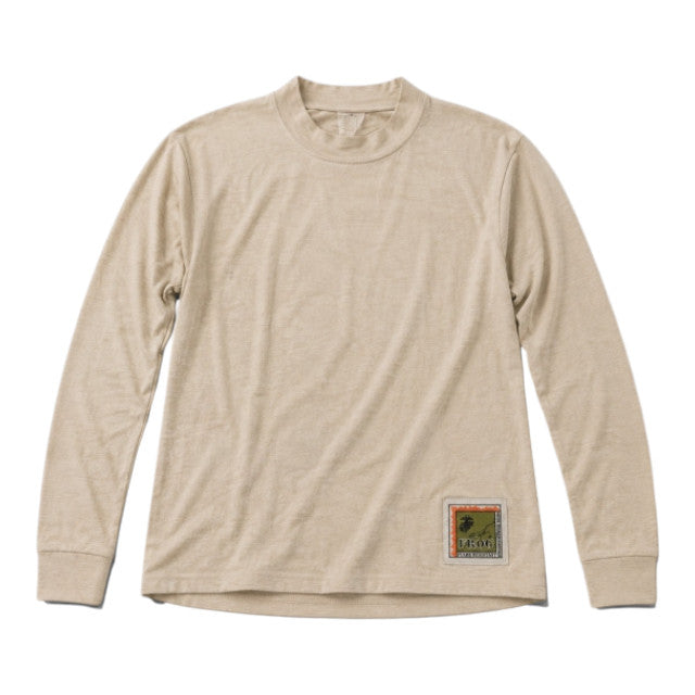 キャプテントム USMC FROG tan silkweight long sleeve undershirt with flame resistant fabric and flat seams