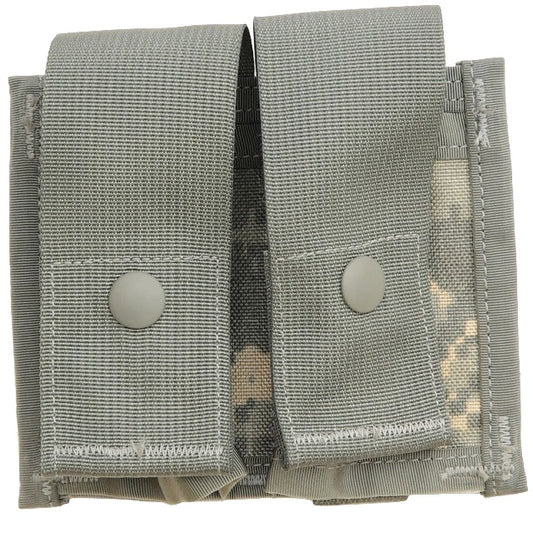 US（米軍放出品）MOLLE II 40mm High Explosive Pouch Double Universal Camo [ACU]【レターパックプラス対応】【レターパックライト対応】