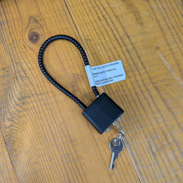 【店頭販売のみ】US SURPLUS（US サープラス）Mascon MCL01-P Cable Gun Lock ケーブルロック [ブラック][Gun Safety Lock / Gun Lock]