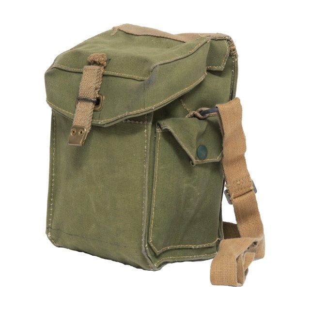 ワールドサープラス イギリス軍 1940’S ガスマスクバッグ [未使用品][WW2 ショルダーバッグ ガスマスクケース]