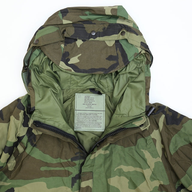 Parka cold weather ゴアテックスパーカー アメリカ軍放出品 US(米軍放出品) ECWCS GEN.1 PARKA [WOODLAND][透湿性防水生地][未使用