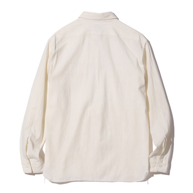 BUZZ RICKSON’S(バズリクソン) L/S CHAMBRAY WORK SHIRT OFF WHITE シャンブレー ワークシャツ オフホワイト [BR25996]【レターパックプラス対応】