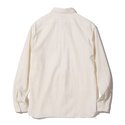 BUZZ RICKSON’S(バズリクソン) L/S CHAMBRAY WORK SHIRT OFF WHITE シャンブレー ワークシャツ オフホワイト [BR25996]【レターパックプラス対応】