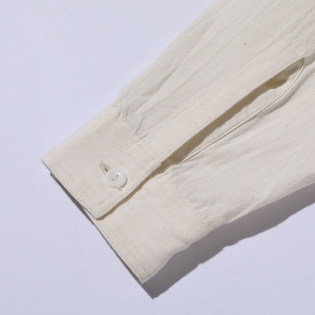 BUZZ RICKSON’S(バズリクソン) L/S CHAMBRAY WORK SHIRT OFF WHITE シャンブレー ワークシャツ オフホワイト [BR25996]【レターパックプラス対応】