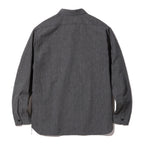 BUZZ RICKSON’S(バズリクソン) COTTON COVERT WORK SHIRTS コットンコバートワークシャツ ブラック [BR26082]【レターパックプラス対応】