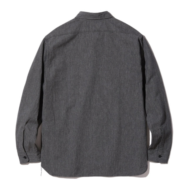 BUZZ RICKSON’S(バズリクソン) COTTON COVERT WORK SHIRTS コットンコバートワークシャツ ブラック [BR26082]【レターパックプラス対応】