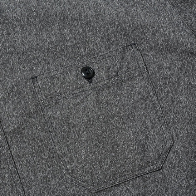 BUZZ RICKSON’S(バズリクソン) COTTON COVERT WORK SHIRTS コットンコバートワークシャツ ブラック [BR26082]【レターパックプラス対応】