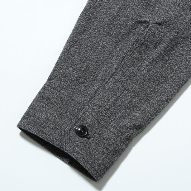 BUZZ RICKSON’S(バズリクソン) COTTON COVERT WORK SHIRTS コットンコバートワークシャツ ブラック [BR26082]【レターパックプラス対応】