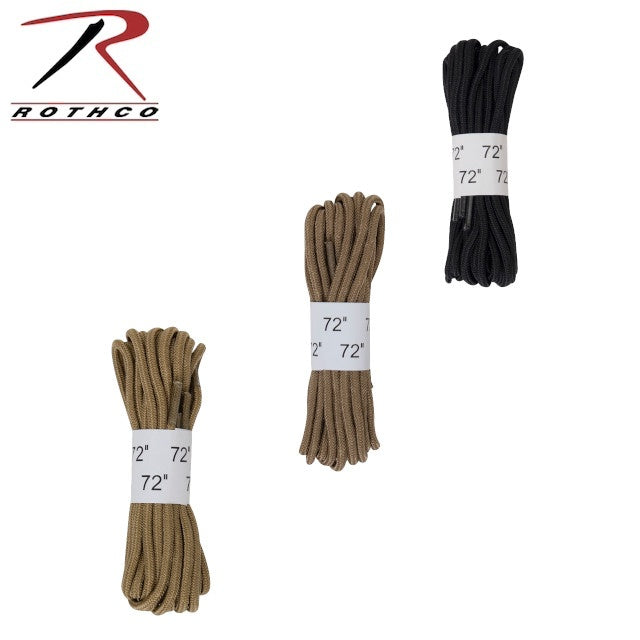 Rothco Boot Laces 72" [3 colors]【Letter Pack Plus compatible】【Letter Pack Light compatible】