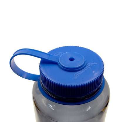 Nalgene Wide Mouth 1.0L Tritan Renew [1 liter wide mouth bottle] [blue cap]