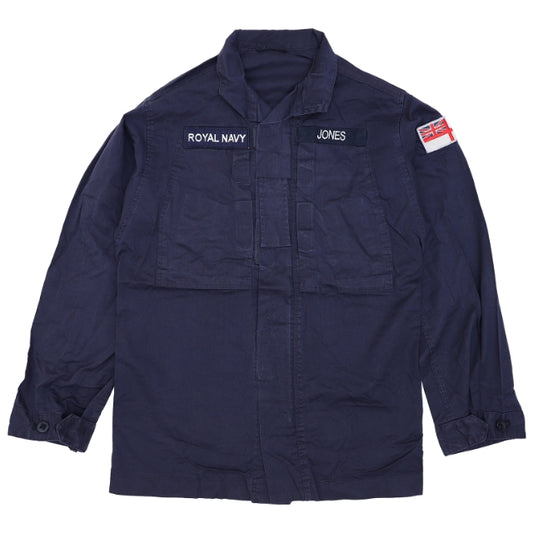 ワールドサープラス 英国海軍実物 ROYAL NAVY ユーティリティージャケット [BLUE][中古]