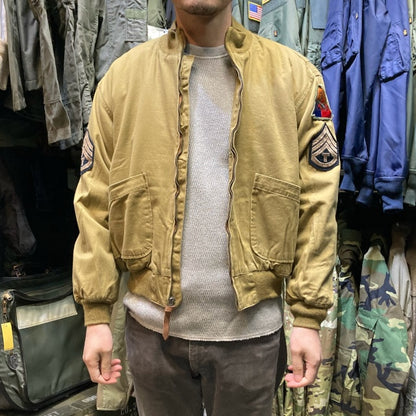 SESSLER Tankers Jacket Early Model with Patch [2nd Armored Division 2nd Class Skill Sergeant] [Wash Processing] [Early Model Pocket Specifications] [Nakata Shoten]