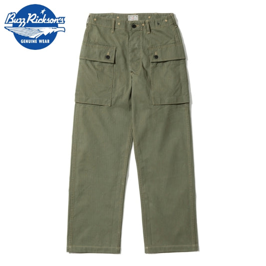 BUZZ RICKSON'S（バズリクソン）U.S. MARINE CORPS M-1944 HERRINGBONE PANTS SHORT LENGTH [BR42501]