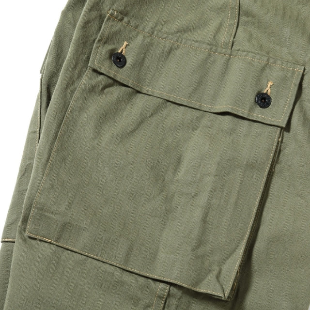 BUZZ RICKSON'S（バズリクソン）U.S. MARINE CORPS M-1944 HERRINGBONE PANTS SHORT LENGTH [BR42501]