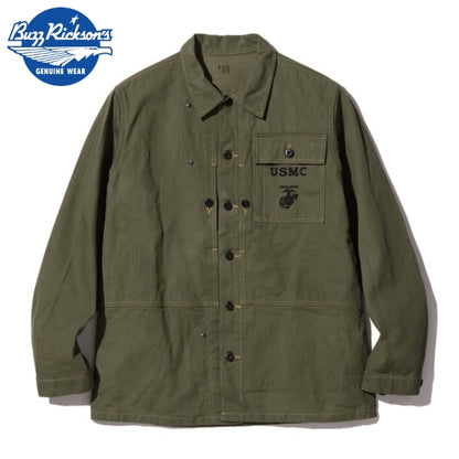 BUZZ RICKSON'S（バズリクソン）U.S. MARINE CORPS M-1944 HERRINGBONE UTILITY JACKET [BR15123]