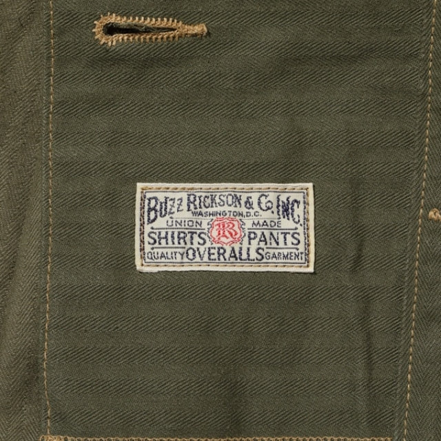 BUZZ RICKSON'S（バズリクソン）U.S. MARINE CORPS M-1944 HERRINGBONE UTILITY JACKET [BR15123]