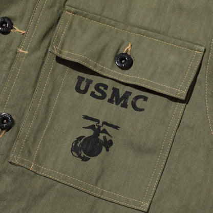 BUZZ RICKSON'S（バズリクソン）U.S. MARINE CORPS M-1944 HERRINGBONE UTILITY JACKET [BR15123]