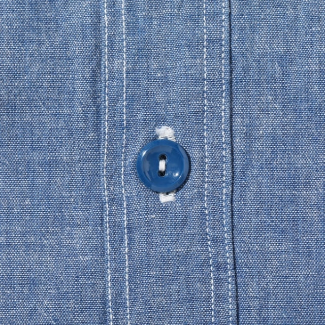 BUZZ RICKSON’S（バズリクソン） BLUE CHAMBRAY WORK SHIRT (SHORT SLEEVE) [BR35856]【レターパックプラス対応】