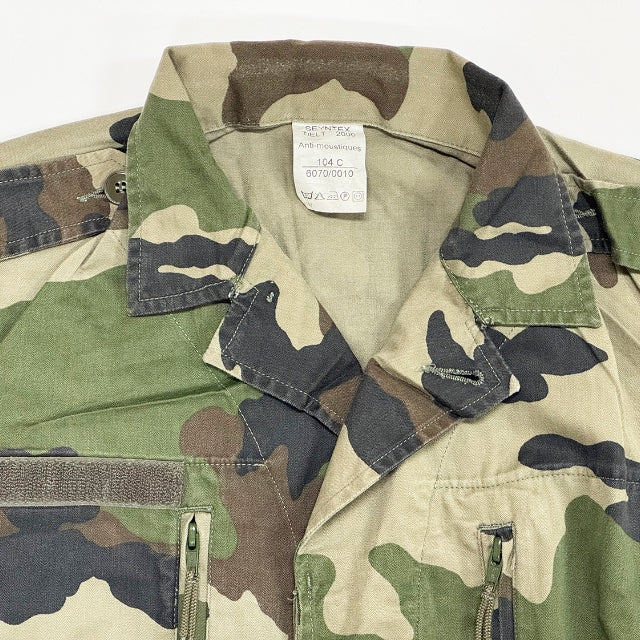 フランス軍 F3戦闘服 夏用 S＆Graf / 【3473】フランス軍. CCE迷彩 T3 コンバットスモック《PX品》